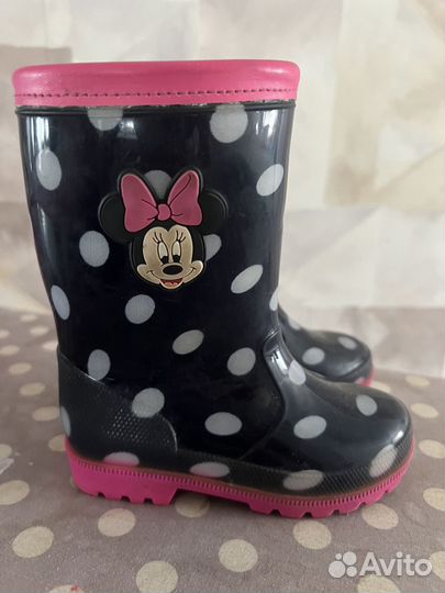 Резиновые сапоги для девочки 24 размер