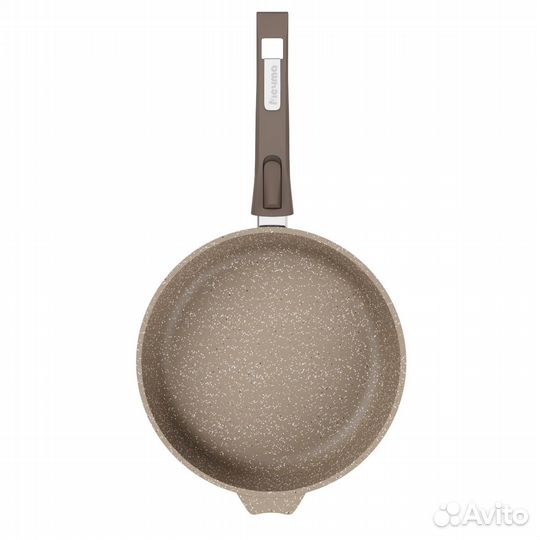 Сковорода Мечта гранит 28 см с крышкой