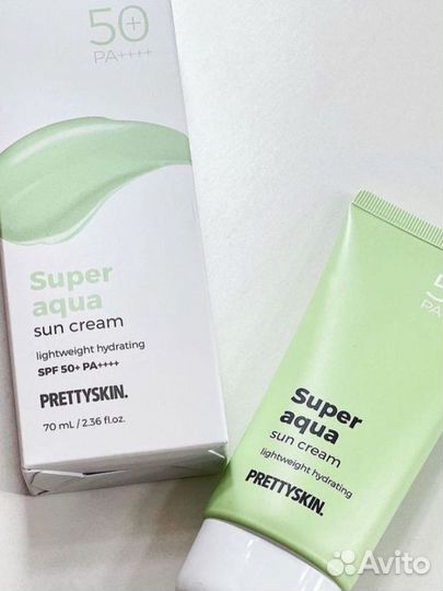 Солнцезащитные крема prettyskin 70 мл новые Корея