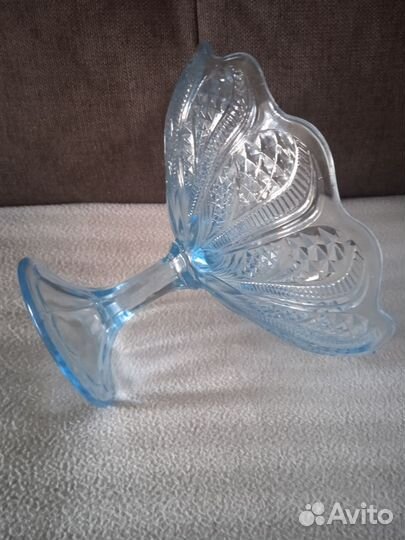 Ваза для фруктов на ножке СССР