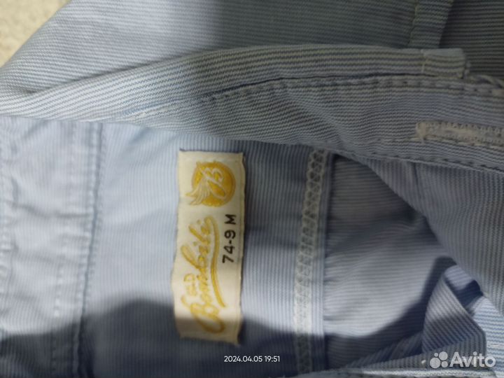 Рубашки на и джинсы 74