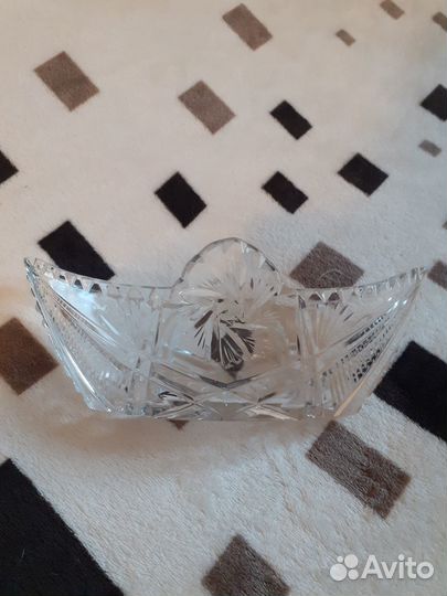 Салатник хрусталь СССР