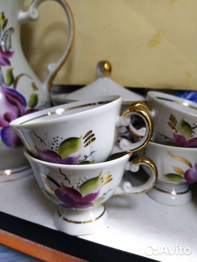 Кофейный сервиз, Полонное, лфз, песочное