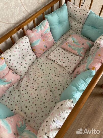 Бортики в детскую кроватку