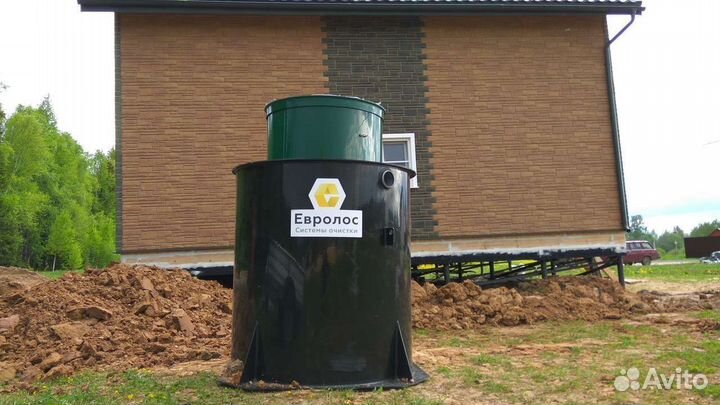 Канализация под ключ. Септик Евролос