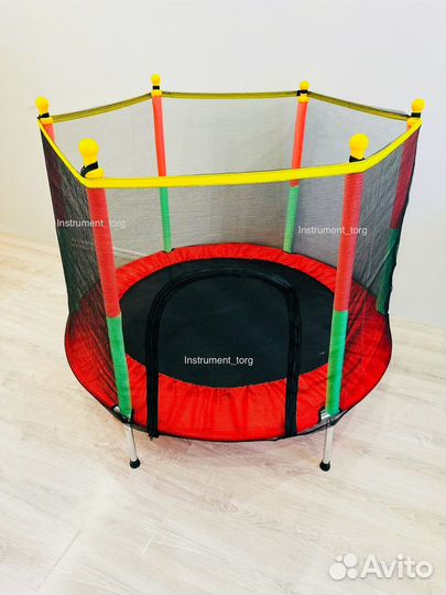 Детский батут с сеткой. Новые. Бесплатная доставка