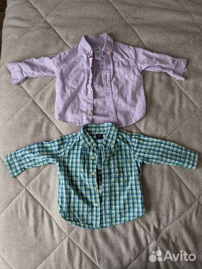 Рубашки, брюки, жилет GAP,Gymboree 80 86/12-18 мес