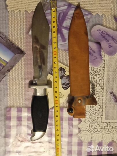 Нож охотничий с нержавейки номерной СССР