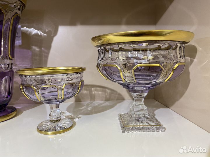 Немецкие хрустальные вазы 