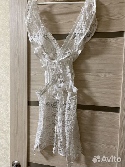 Школьный фартук кружевной