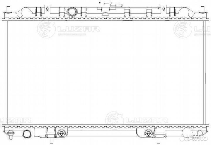 Радиатор охлаждения luzar LRC14111
