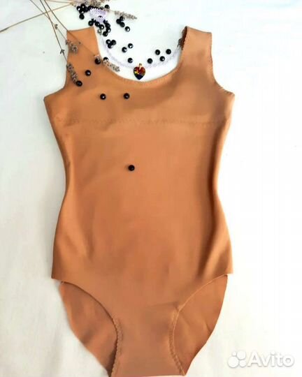 Боди из утягивающего бифлекса под купальник длях/г