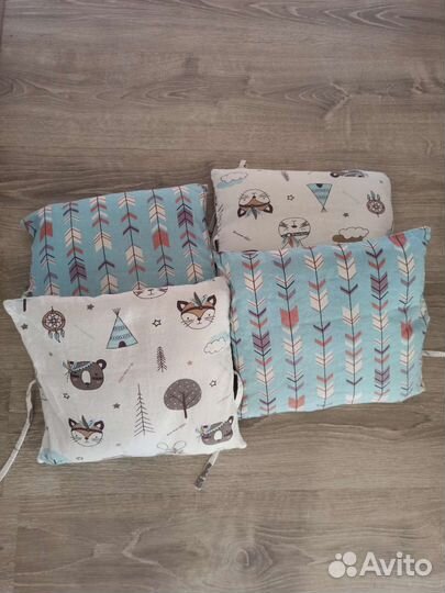 Бортики подушки в детскую кроватку