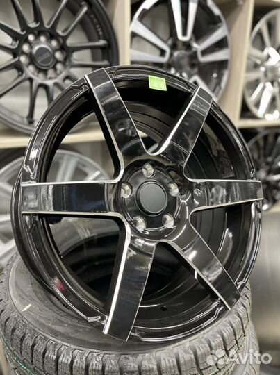 Shogun r17 5*112 чёрный глянец вогнутые
