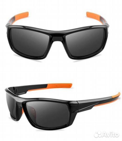Очки aoofiv поляризационные, оправа черная, линзы