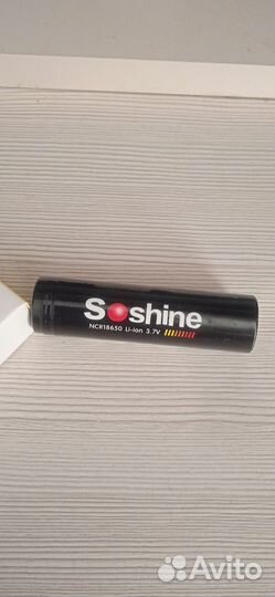 Аккумуляторы Soshine 18650 Li-ion 3400 mAh