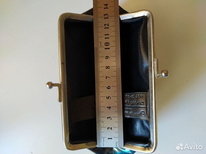 Кошелек-косметичка винтажная с фермуаром