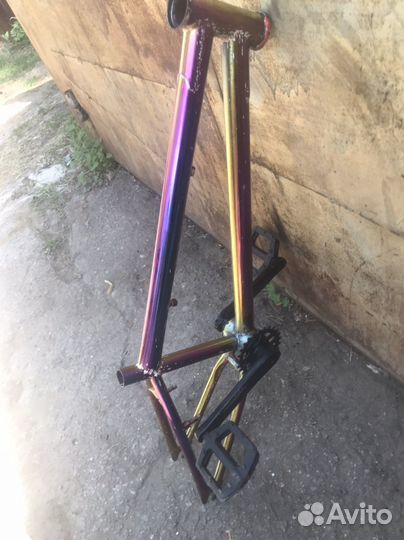 Рама с кареткой на бмх