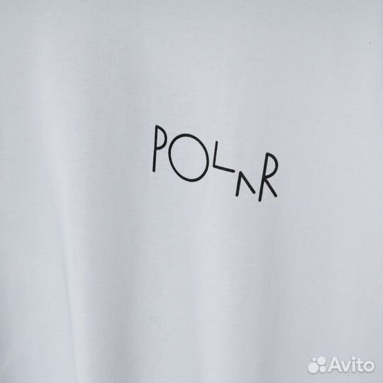 Лонгсливы Polar skate co белый