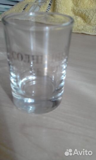 Стопка-рюмка для водки, лого 