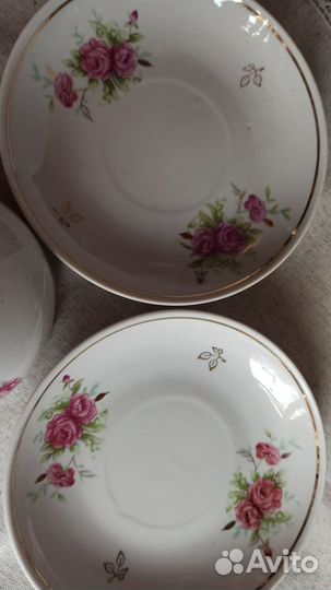 Чашки Блюдца Дулево Конаково Винтаж времен СССР Фа