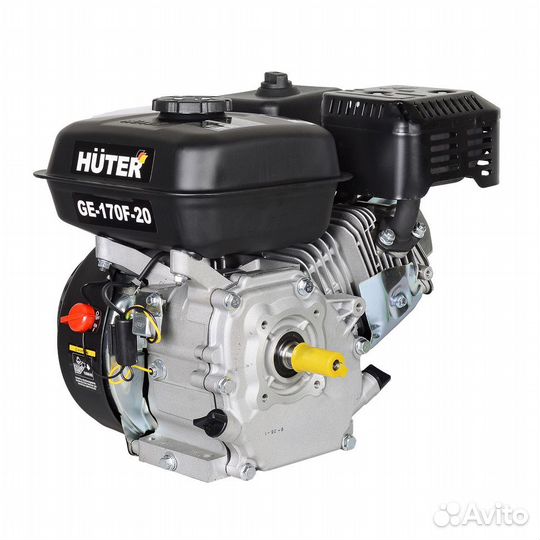 Двигатель бензиновый Huter GE-170F-20 70/15/2