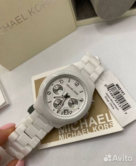 Часы Женские Michael Kors Керамика Белые Оригинал