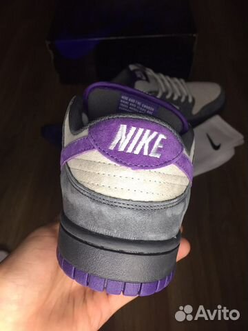 Кроссовки nike sb dunk low purple pigeon