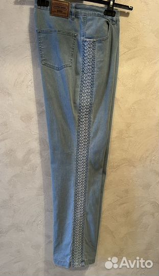 Джинсы голубые р. 46-48