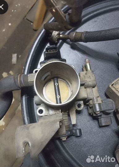 Тойота мотор 1-zzДроссельная заслонка