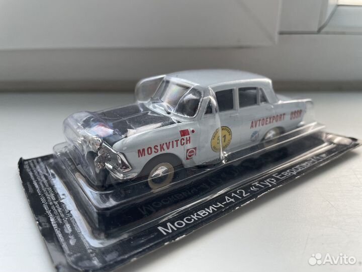 Масштабная модель Москвич-412 ралли