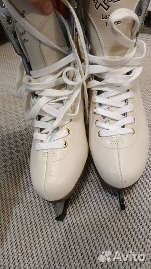 Коньки фигурные кожаные 40