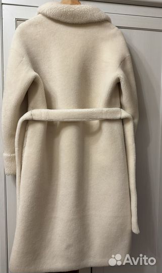 Шуба из овечьей шерсти 42