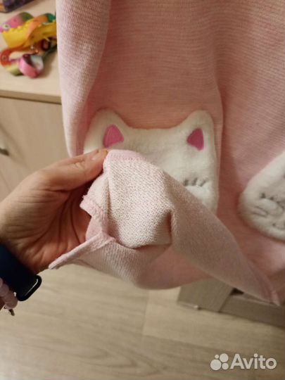 Теплое платье на девочку