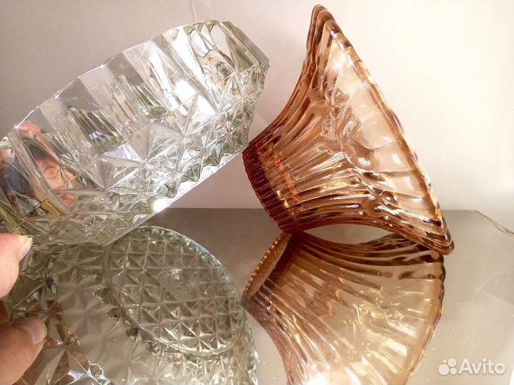 Ваза СССР конфетница пепельница винтаж ретро