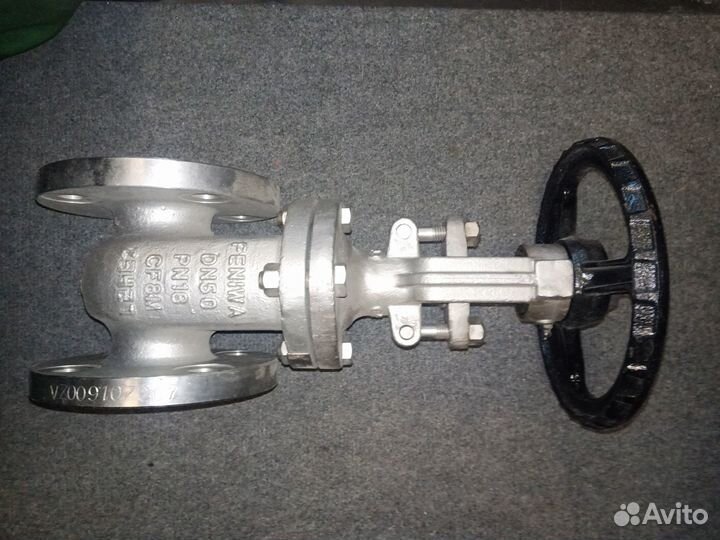 Задвижка нержавеющая сталь Ду50 Ру16 фланцевая н