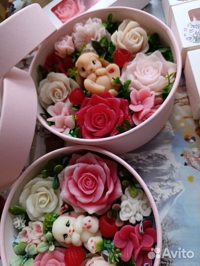 Мыло ручной работы букеты