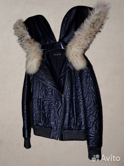 Кожаная куртка One By One Оригинал