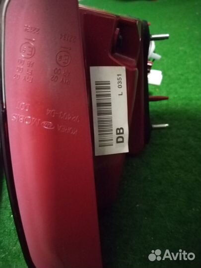 Kia optima задний внутрений фонарь правый левый