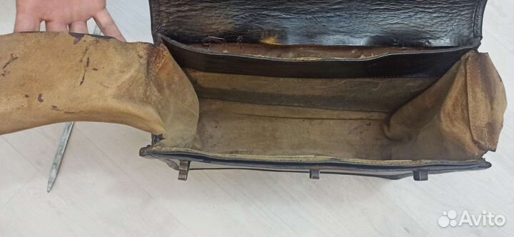 Винтажный портфель кожаный