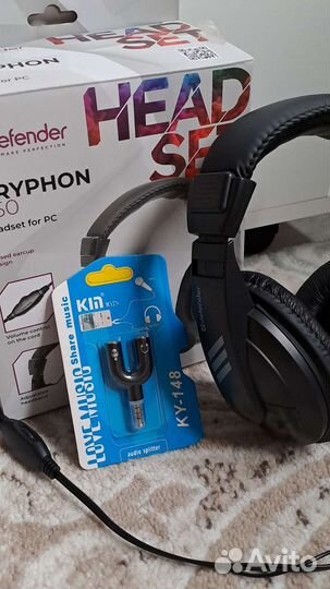 Наушники с микрофоном для пк