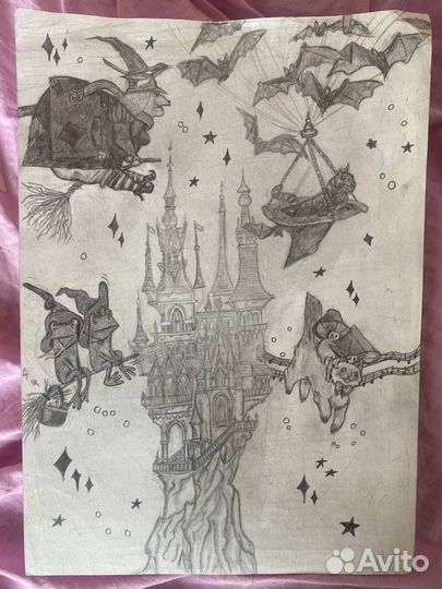 Картины на заказ карандашом, художник