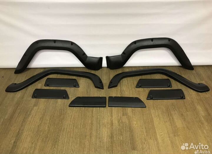 Расширители арок на УАЗ хантер, молдинги кузова