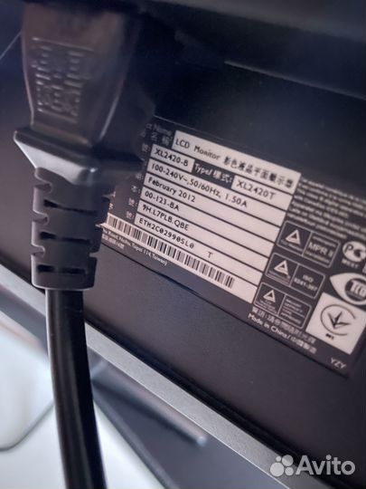 Монитор Benq XL2420T 120Hz