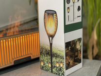 Фонарик садовый светильник на солнечной батарее, д