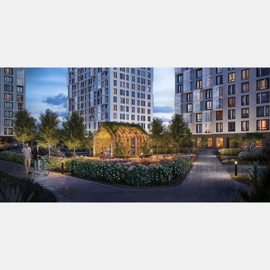 2-к. квартира, 51,9 м², 6/17 эт.
