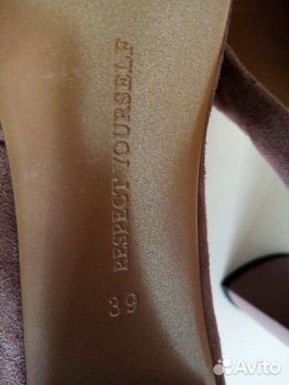 Туфли женские 39 размер натуральная замша