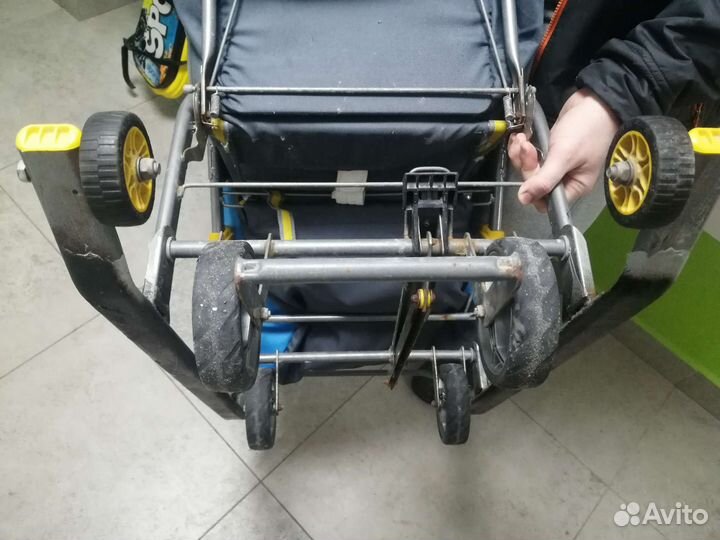 Детские санки коляска ника