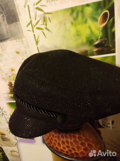 Берет - кепка,56-58 р, шерсть (новая )