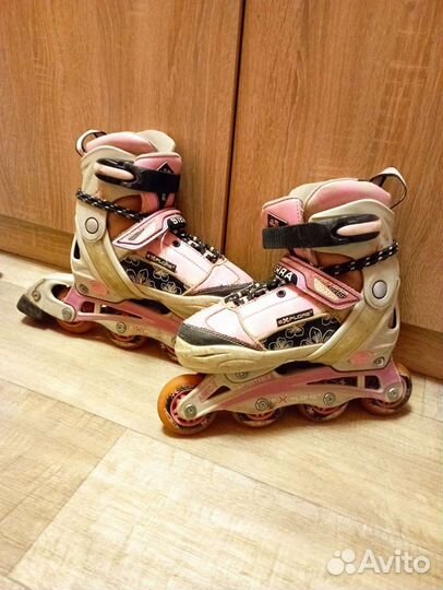 Роликовые коньки детские раздвижные